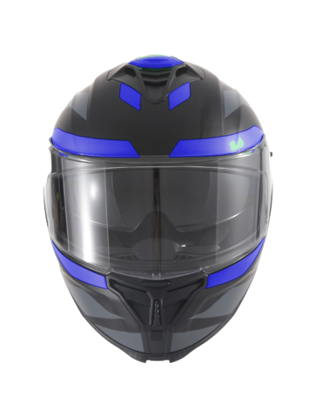 Casque intégral VITO Presto Bleu Brillant / Noir