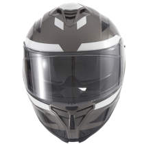 Casque intégral VITO Presto Gris Brillant / Noir 2