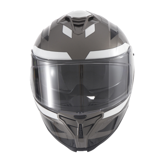 Casque intégral VITO Presto Gris Brillant / Noir