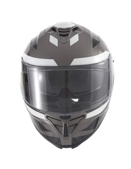 Casque intégral VITO Presto Gris Brillant / Noir