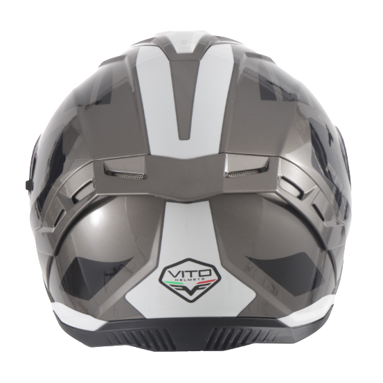 Casque intégral VITO Presto Gris Brillant / Noir