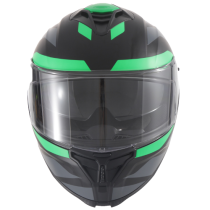 Casque intégral VITO Presto Vert Mat / Noir 2