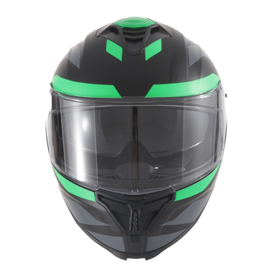 Casque intégral VITO Presto Vert Mat / Noir
