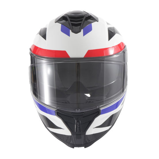 Casque intégral VITO Presto Blanc Brillant et déco