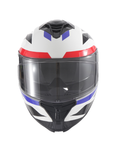 Casque intégral VITO Presto Blanc Brillant et déco