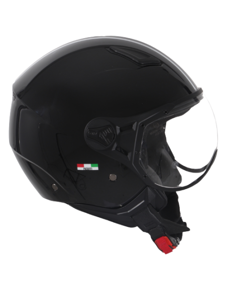 Casque Jet VITO Moda Noir Brillant