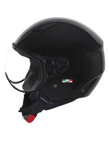 Casque Jet VITO Moda Noir Brillant