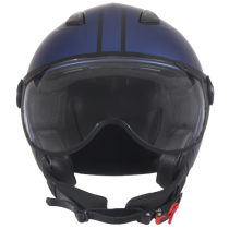 Casque Jet VITO Moda Bleu Mat 2