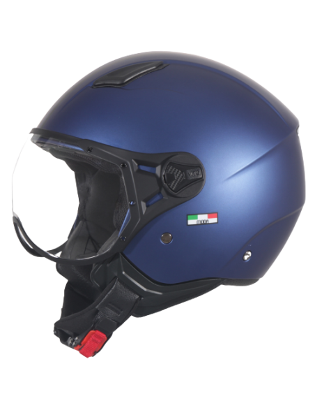 Casque Jet VITO Moda Bleu Mat
