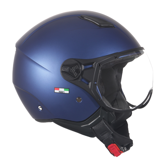Casque Jet VITO Moda Bleu Mat