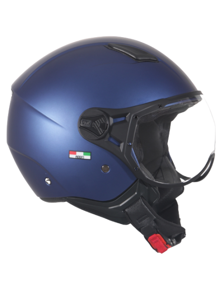 Casque Jet VITO Moda Bleu Mat