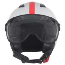 Casque Jet VITO Moda Blanc / Noir Mat 2