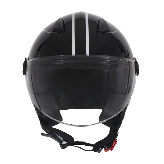 Casque Jet enfant VITO Moda Bambino Noir Brillant