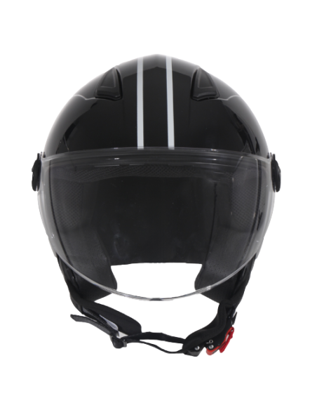 Casque Jet enfant VITO Moda Bambino Noir Brillant
