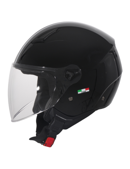 Casque Jet enfant VITO Moda Bambino Noir Brillant