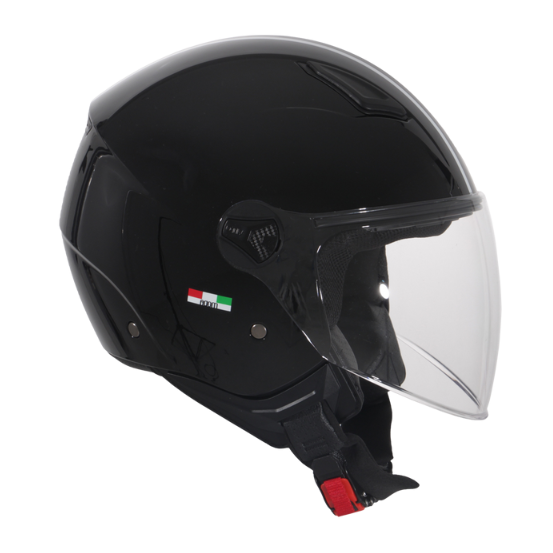 Casque Jet enfant VITO Moda Bambino Noir Brillant