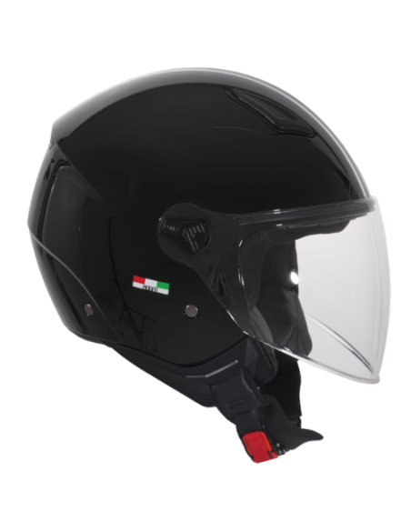 Casque Jet enfant VITO Moda Bambino Noir Brillant
