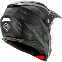 Casque Cross VITO Molino Noir Mat / Vert (double écran) 2