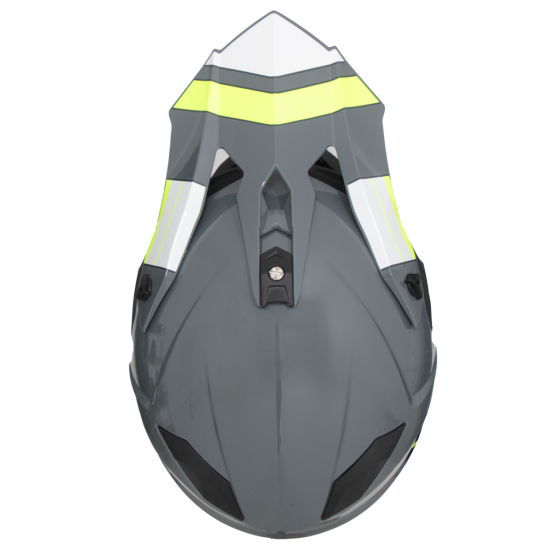 Casque Cross VITO Tivoli Gris Nardo et déco