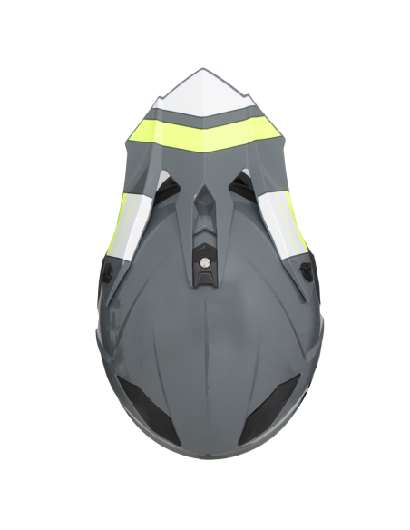 Casque Cross VITO Tivoli Gris Nardo et déco