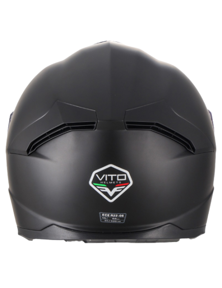 Casque intégral VITO Grande Noir Mat (double écran)