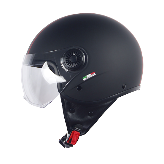 Casque Jet VITO Loreto Fashion Noir Mat
