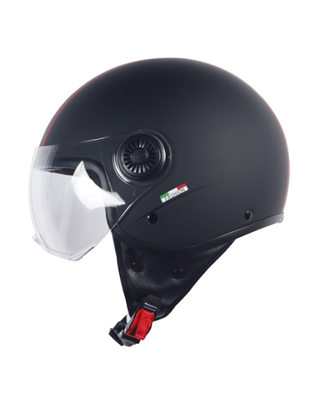 Casque Jet VITO Loreto Fashion Noir Mat