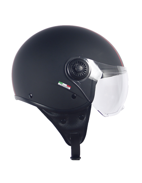Casque Jet VITO Loreto Fashion Noir Mat