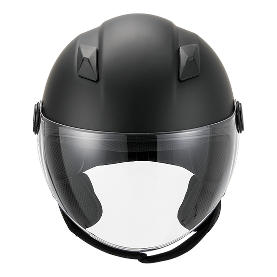 Casque Jet VITO Uno Noir Mat