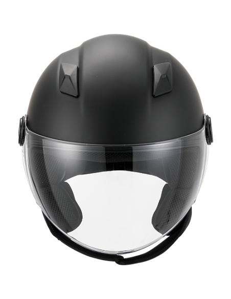 Casque Jet VITO Uno Noir Mat