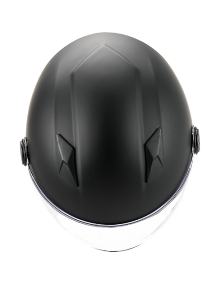 Casque Jet VITO Uno Noir Mat