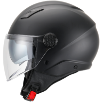 Casque Jet VITO Sarenta Noir Mat (double écran) 2