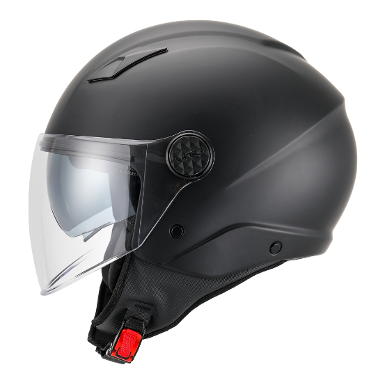 Casque Jet VITO Sarenta Noir Mat (double écran)