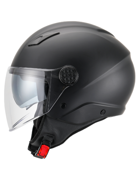 Casque Jet VITO Sarenta Noir Mat (double écran)