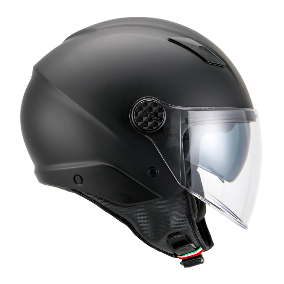 Casque Jet VITO Sarenta Noir Mat (double écran)