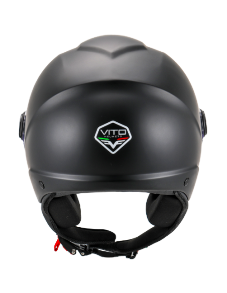 Casque Jet VITO Sarenta Noir Mat (double écran)