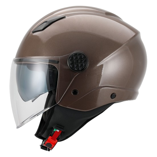 Casque Jet VITO Sarenta Bronze (double écran)