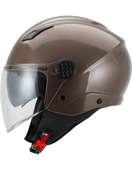 Casque Jet VITO Sarenta Bronze (double écran)