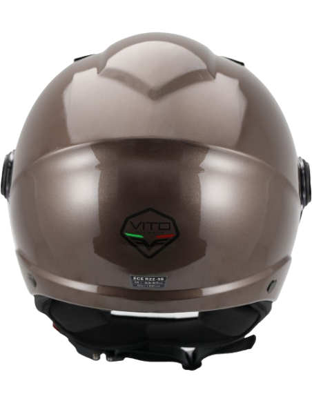 Casque Jet VITO Sarenta Bronze (double écran)