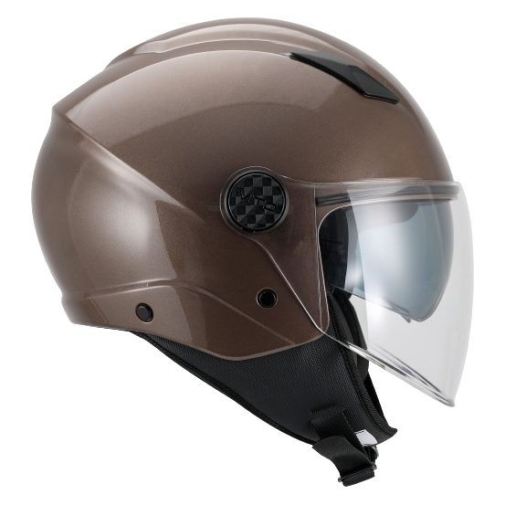 Casque Jet VITO Sarenta Bronze (double écran)