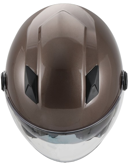 Casque Jet VITO Sarenta Bronze (double écran)
