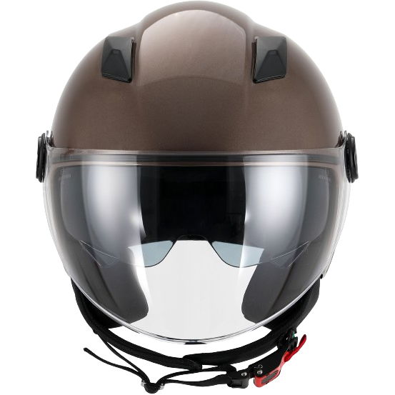 Casque Jet VITO Sarenta Bronze (double écran)