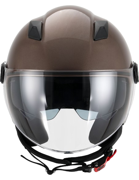 Casque Jet VITO Sarenta Bronze (double écran)