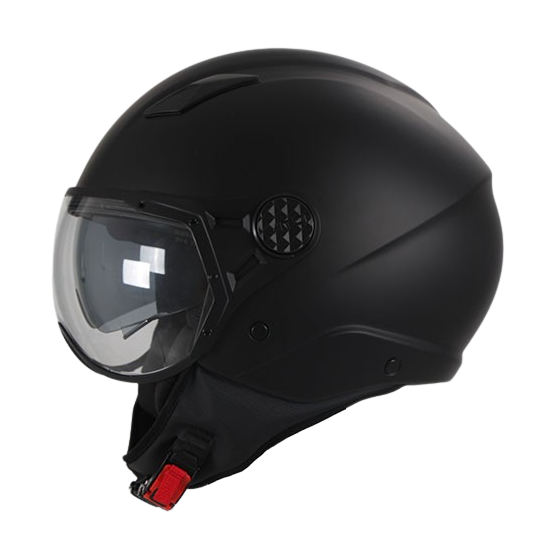 Casque Jet VITO Lavori Noir Mat