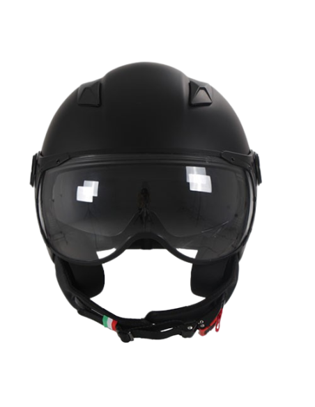 Casque Jet VITO Lavori Noir Mat