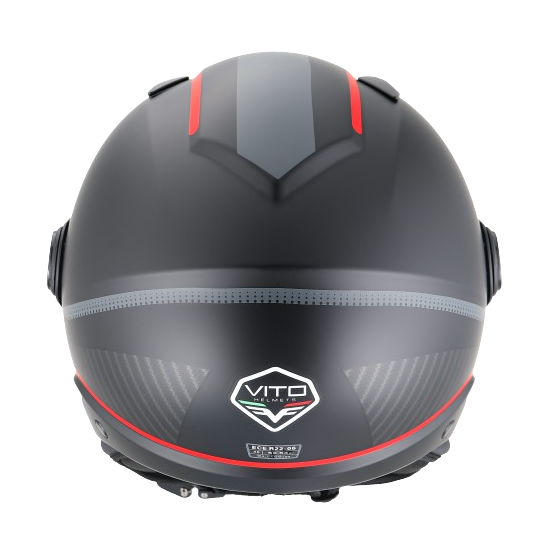 Casque Jet VITO Lavori Noir et déco