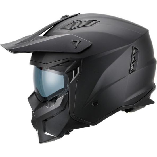 Casque Jet VITO Predator Noir Mat