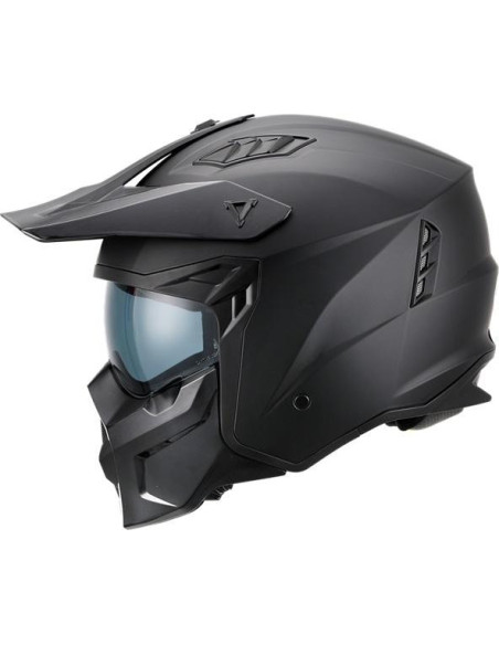 Casque Jet VITO Predator Noir Mat