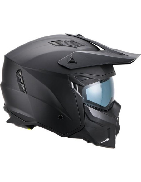 Casque Jet VITO Predator Noir Mat