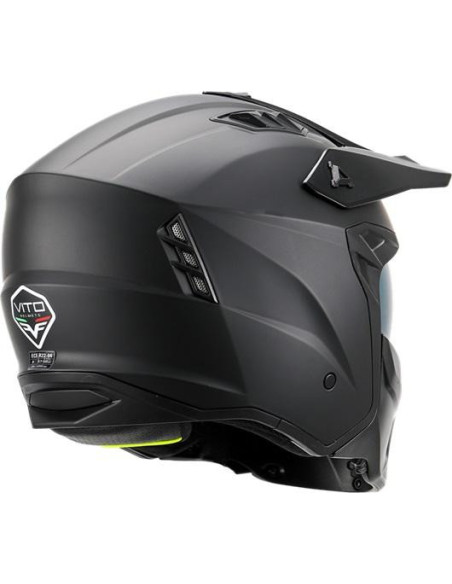 Casque Jet VITO Predator Noir Mat